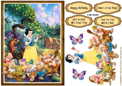 Snow White Card Front Sheet 1