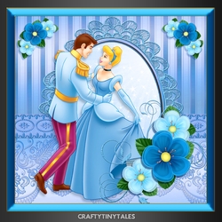 Princess Cameo Satin Card Front Kit.1