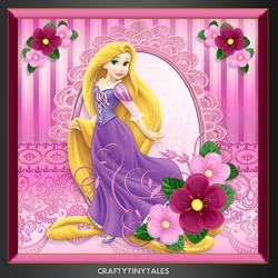 Princess Cameo Satin Card Front Kit.2
