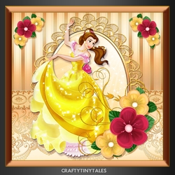 Princess Cameo Satin Card Front Kit.3