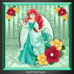 Princess Cameo Satin Card Front Kit.4