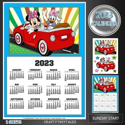 2023 Calendar Mickey Rides Kit-2