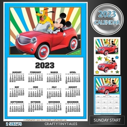 2023 Calendar Mickey Rides Kit-3