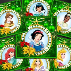 December Princesses Christmas Green Bumper Kit.1