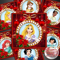 December Princesses Christmas RED Bumper Kit.2