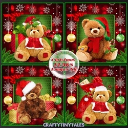 Christmas Bears Card Front Bumper Kit.