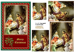 Christmas 5x8 Pyramid Card Front 9