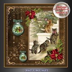 Vintage Cats n Kittens Mini Kit. 3