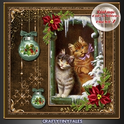 Vintage Cats n Kittens Mini Kit. 7