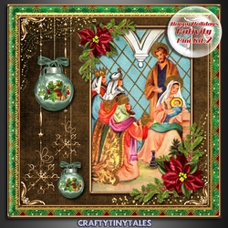 Happy Holidays Nativity Scene Kit.2