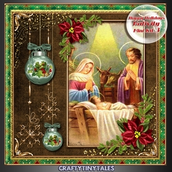 Happy Holidays Nativity Scene Kit.3