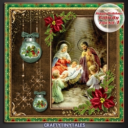 Happy Holidays Nativity Scene Kit.4