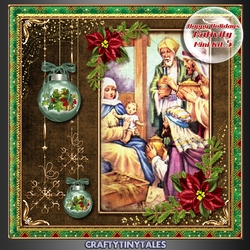 Happy Holidays Nativity Scene Kit.5