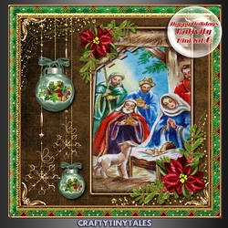 Happy Holidays Nativity Scene Kit.6