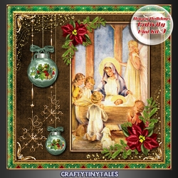 Happy Holidays Nativity Scene Kit.9