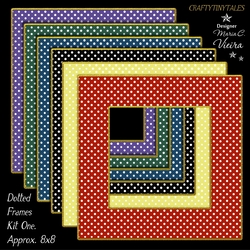 6 Dotted Designer Frames Kit 1