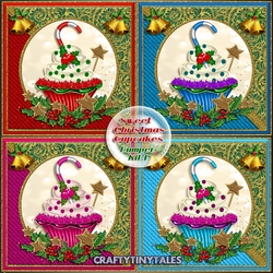 Sweet Christmas Cupcakes Bumper Kit 1