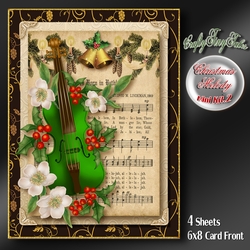 Christmas Melody Card Front Mini Kit.2