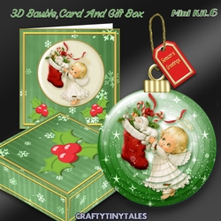 3D Bauble Card And Gift Box Kit GN.6