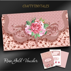 Floral Rose Gold Voucher Mini Kit 4 