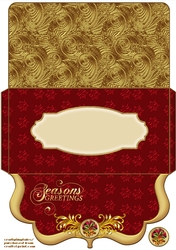 Red Gold Christmas Voucher 2