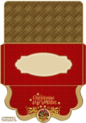 Red Gold Christmas Voucher 3