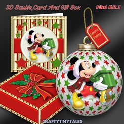 3D Bauble Card And Gift Box