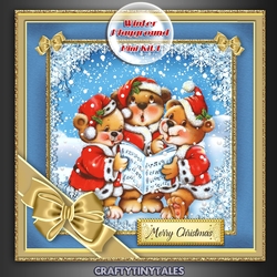 Winter Playground Card Front Mini Kit 1