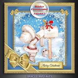 Winter Playground Card Front Mini Kit 5