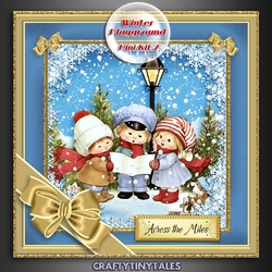 Winter Playground Card Front Mini Kit 7