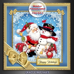 Winter Playground Card Front Mini Kit 8