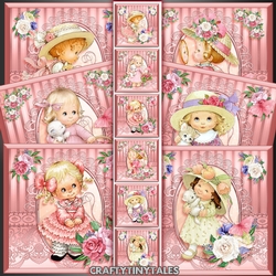Happy Thoughts 6 Card Fronts Bumper Kit