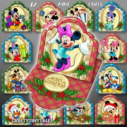 Friends of Mickey Christmas Mini Easel Bundle