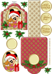 Friends of Mickey Christmas Mini Easel 7