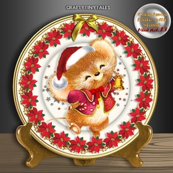 Christmas Plate with Stand.Mini Kit.13