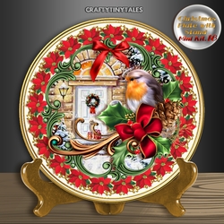 Christmas Plate with Stand Mini Kit 18