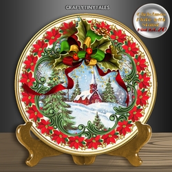Christmas Plate with Stand Mini Kit 20