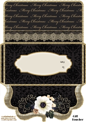 Xmas Black and Gold Gift Voucher 3
