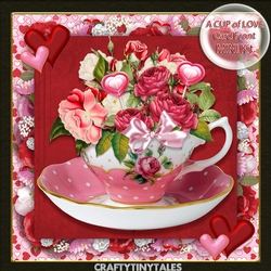 A Cup of Love Card Front Mini Kit.2