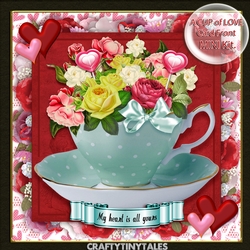 A Cup of Love Card Front Mini Kit.5