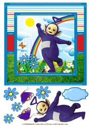 Teletubbies Everyday Fun 7x7 Card Front 2