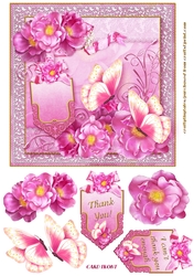 Bloom 7x7 Thank You Card