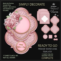Ready To Go Premade Shaped Easel Templates 10