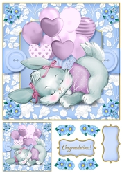 Baby Pets 8x8 Card Front 9