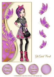 DL. Pretty Teens Card Front 2