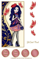 DL. Pretty Teens Card Front 3