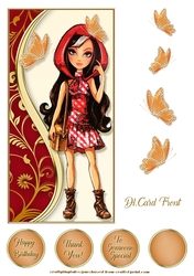 DL. Pretty Teens Card Front 6
