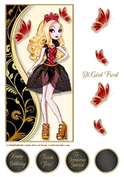 DL. Pretty Teens Card Front 8