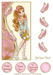 DL. Pretty Teens Card Front 9
