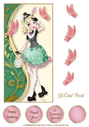 DL. Pretty Teens Card Front 10